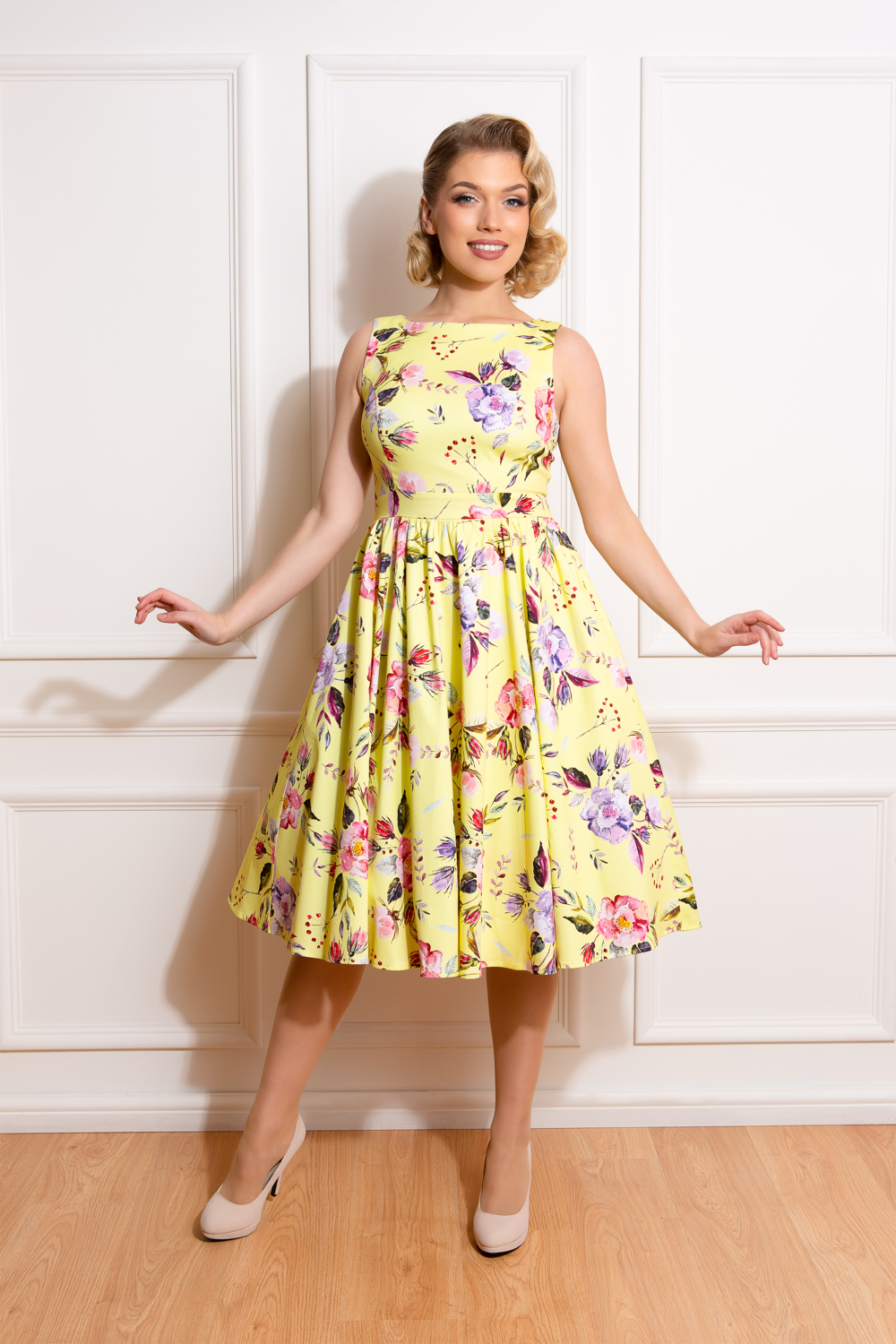 Josie Floral Swing Dress